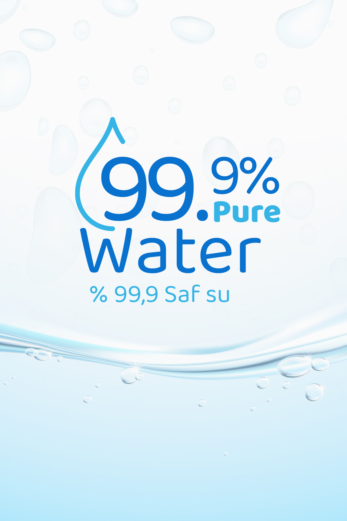 Giggles Pure Water Bebek Islak Havlusu %99 Saf Su Mendil  12 paket 600 Adet