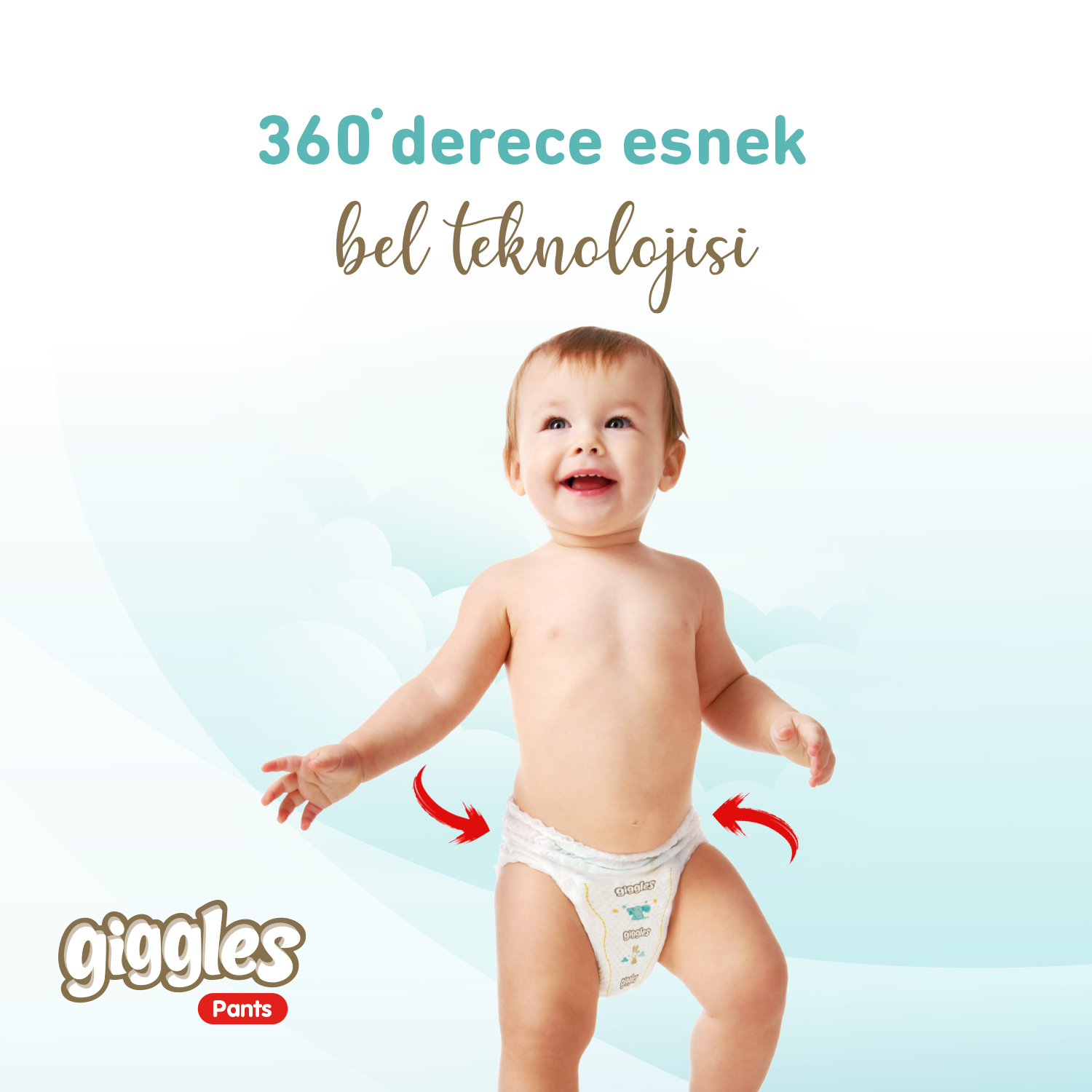 Giggles Pants Külotlu Bebek Bezi 7 Numara XXLarge 16 Adet