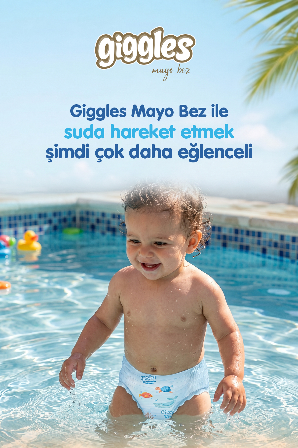 Giggles Külotlu Mayo Bebek Bezi Sıvı Geçirmez 4-5 Numara 9-15 Kg 1 Paket 11 Adet