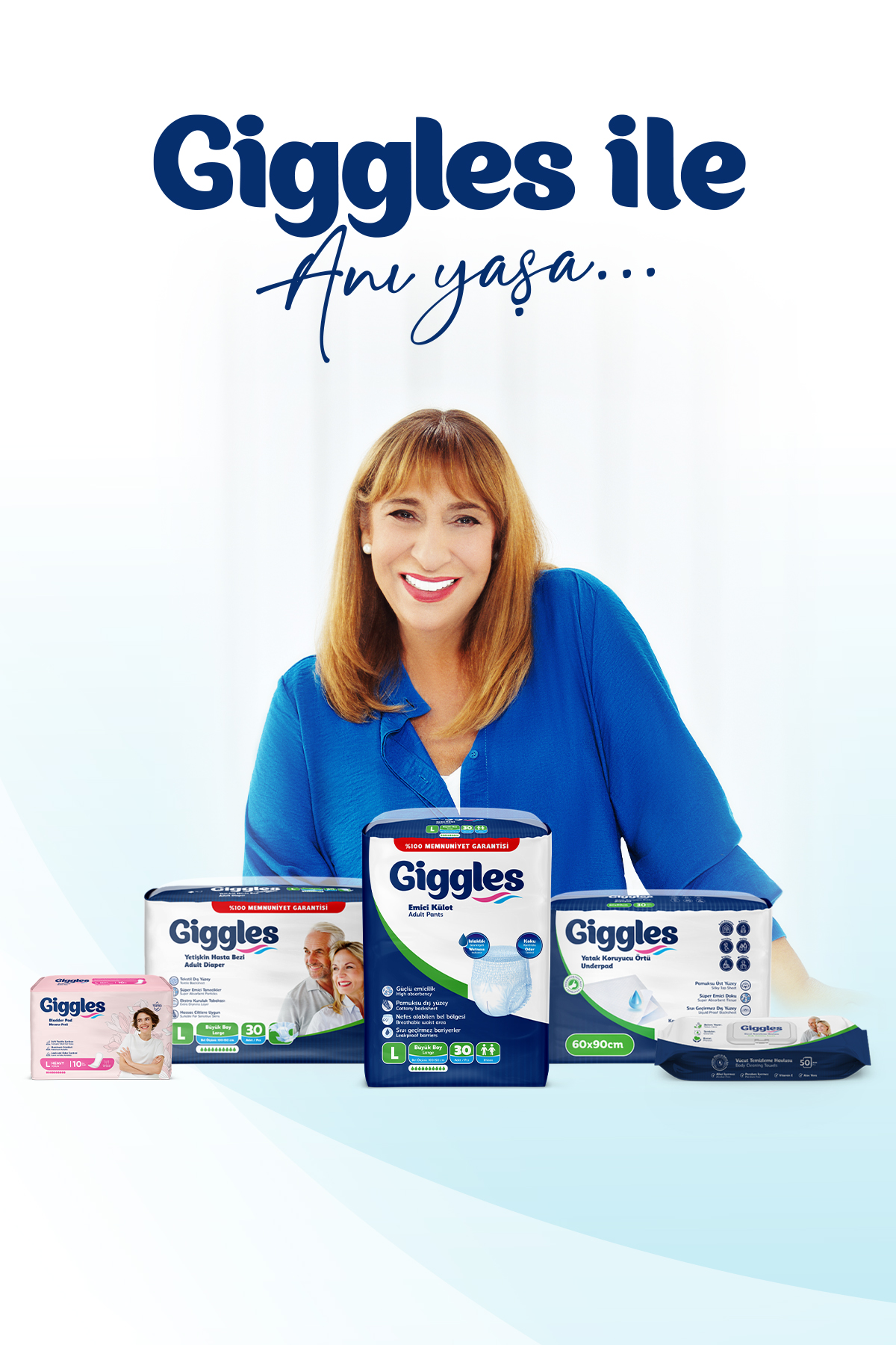 Giggles Yetişkin Emici Külot Extra Large 7'li 1 Paket 7 adet