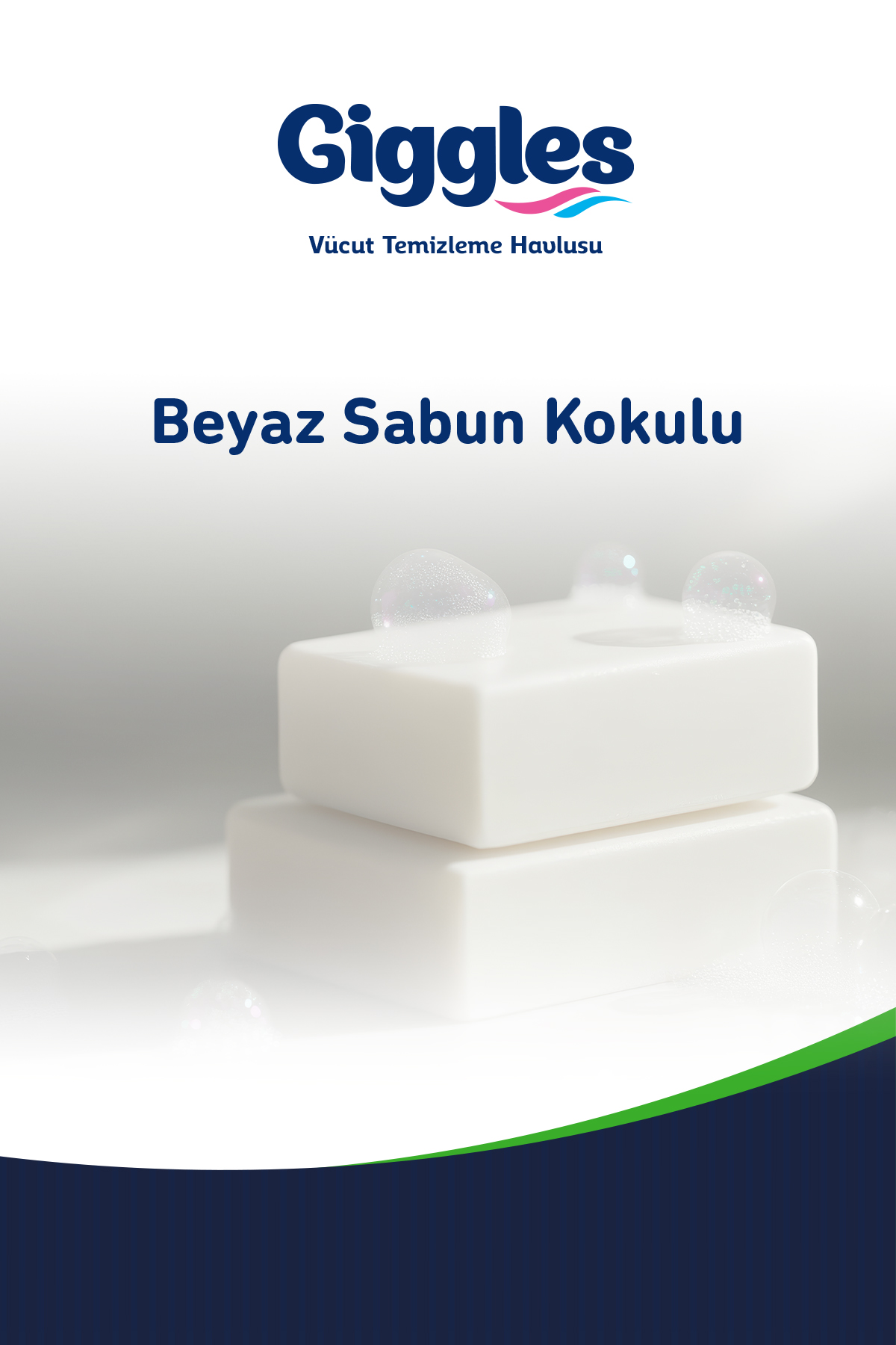 Giggles Vücut Temizleme Havlusu 50'li 3 Paket 150 Havlu